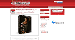 Desktop Screenshot of decidatriunfar.net